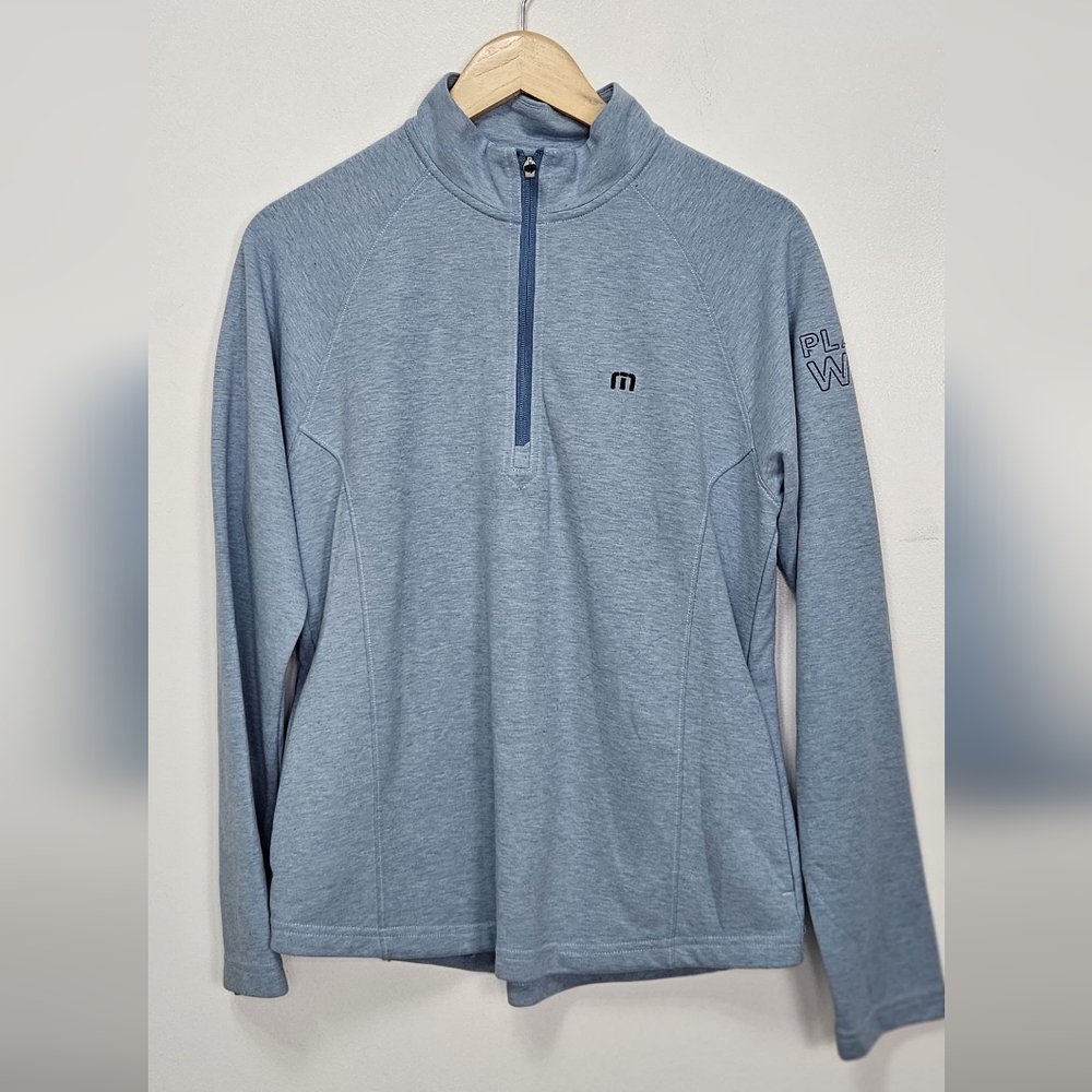 Travis Mathew Heather Blue  Sweatshirt